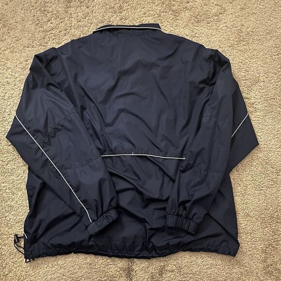 VTG 00s Rawlings Penn State Windbreaker Men’s 2XL Navy Blue Full Zip Jacket - Picture 7 of 7
